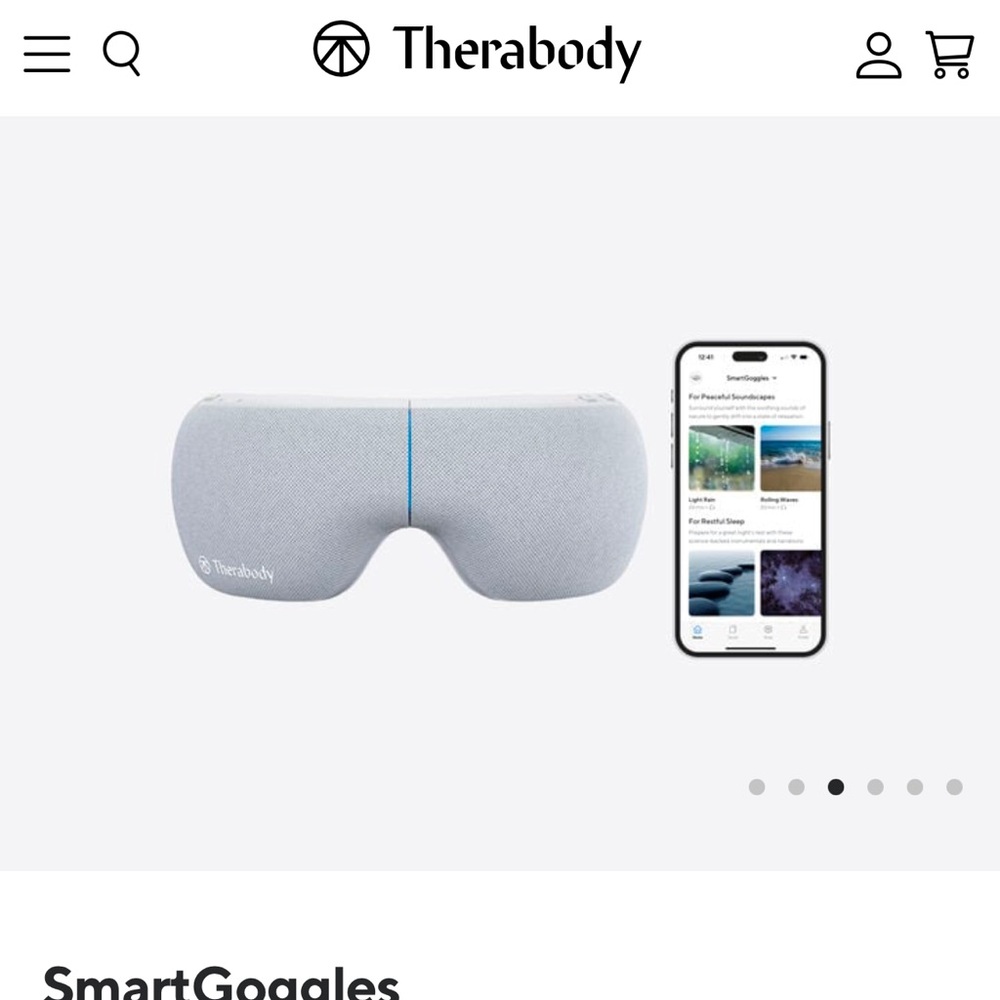 Therabody SmartGoggles (Like New)